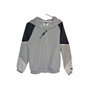 K-Swiss Mens Small Gray  1/4 Zip Jacket